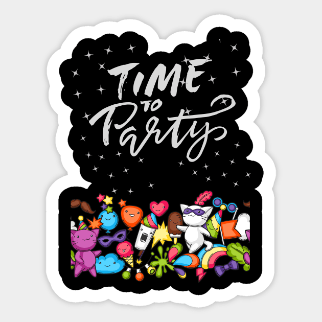 Party time Sticker by SklepLiska